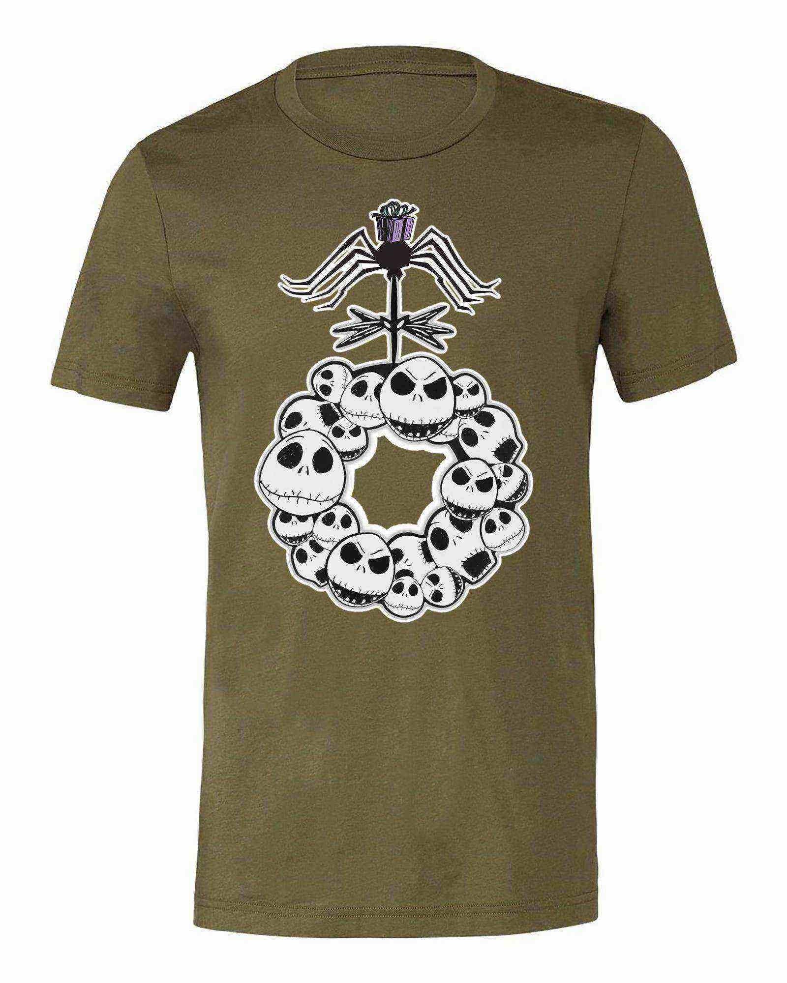 Nightmare Before Christmas Wreath Shirt | Jack Skellington | Halloween - Dylan's Tees