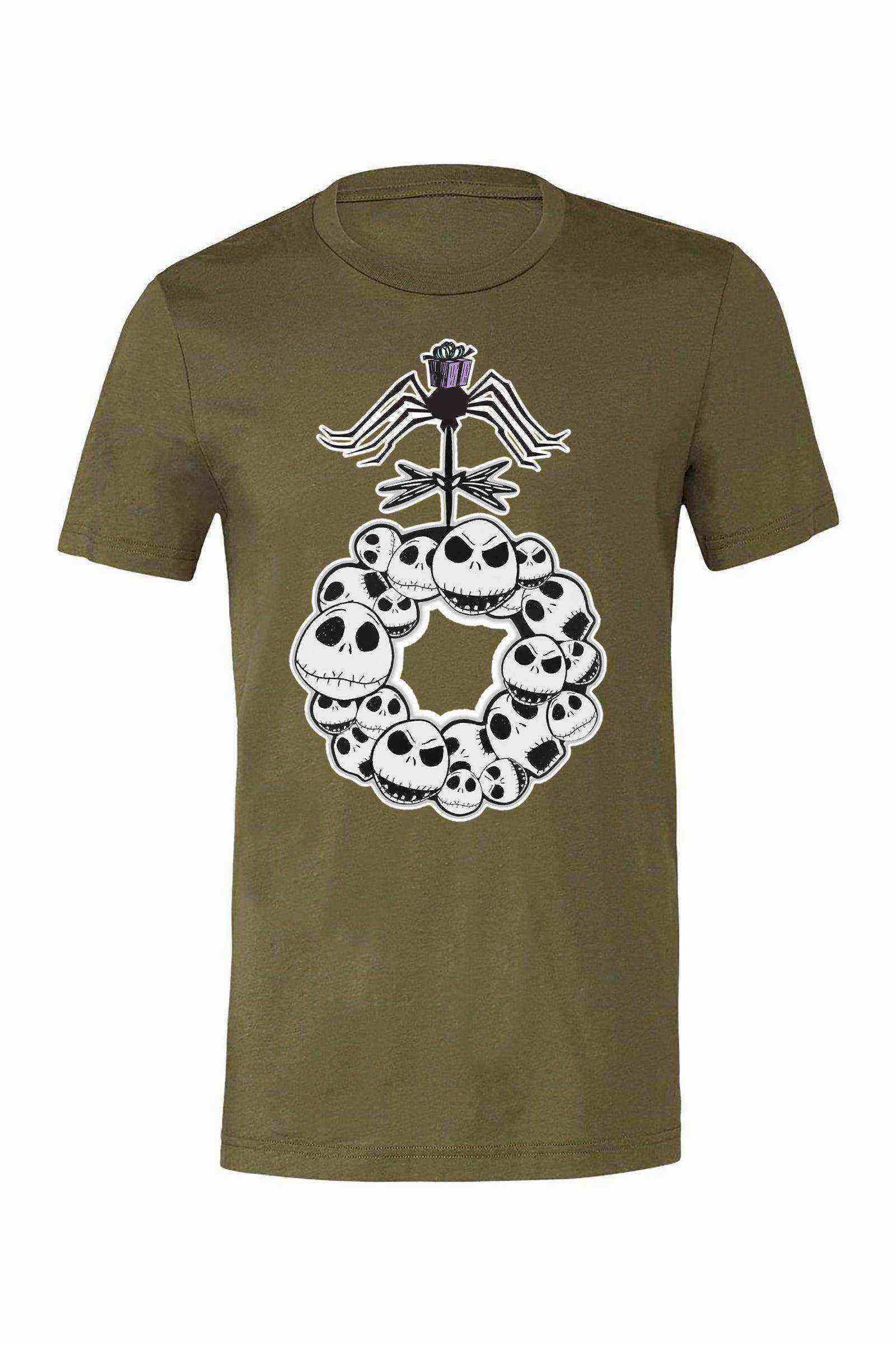 Nightmare Before Christmas Wreath Shirt | Jack Skellington | Halloween - Dylan's Tees