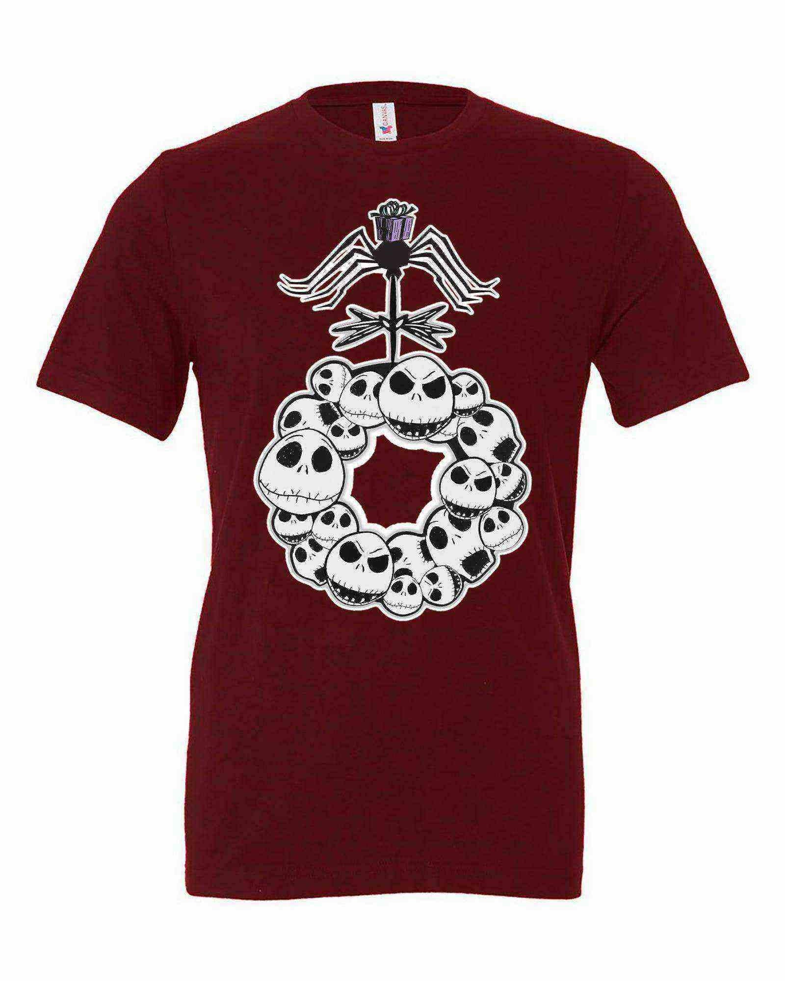 Nightmare Before Christmas Wreath Shirt | Jack Skellington | Halloween - Dylan's Tees