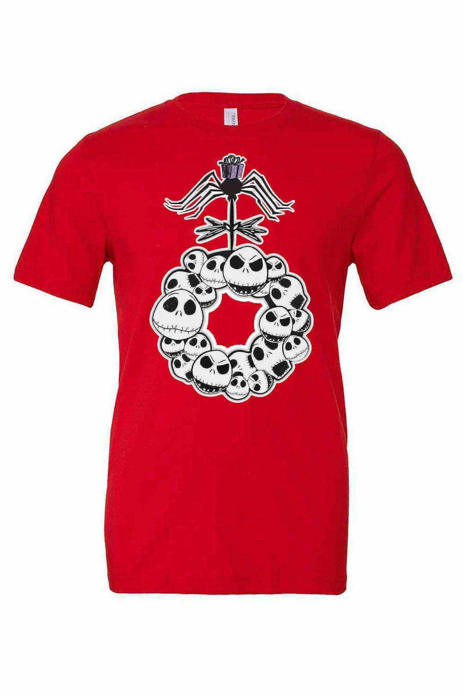 Nightmare Before Christmas Wreath Shirt | Jack Skellington | Halloween - Dylan's Tees