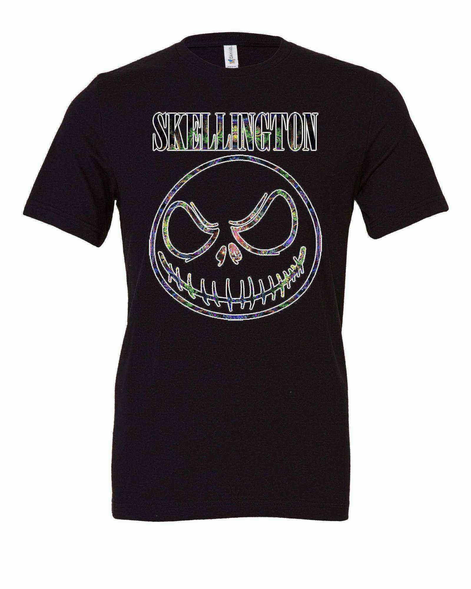 Skellington/Nirvana Graffiti Tee | Nightmare Before Christmas Shirt | Halloween Shirt - Dylan's Tees
