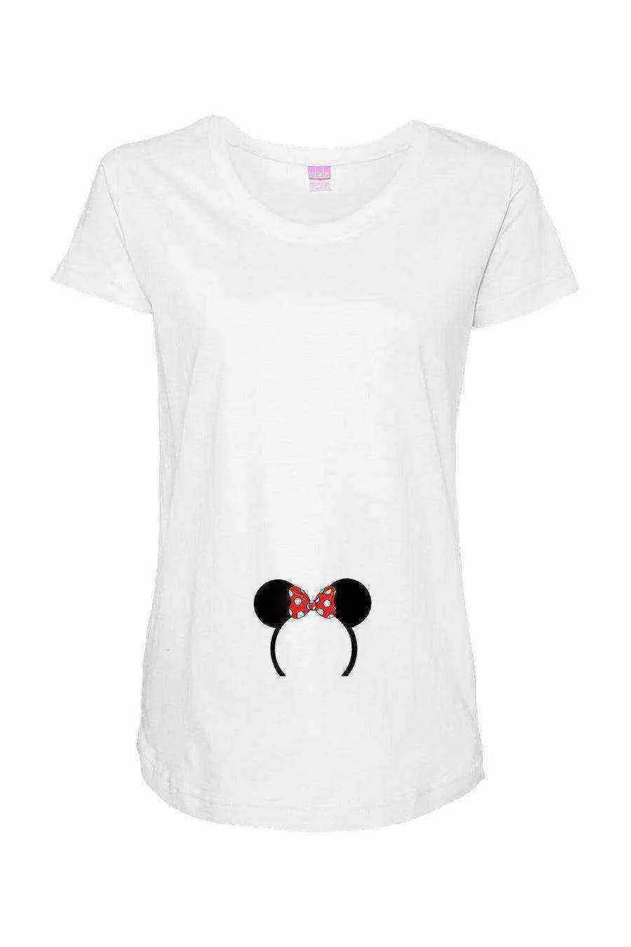 Babys First Trip (Minnie Ears) | Maternity Shirt - Dylan's Tees