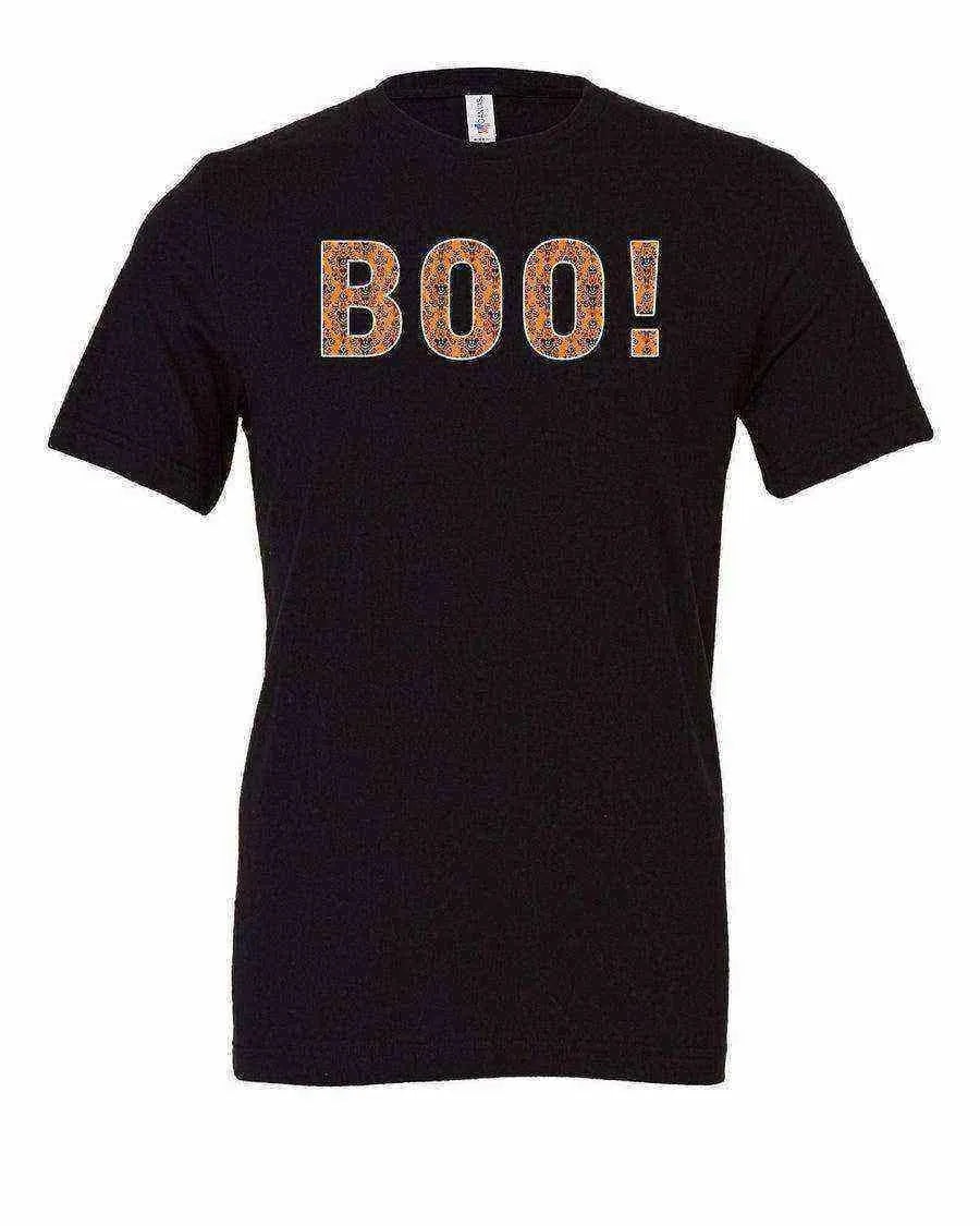 Boo Haunted Mansion Print Tee | Halloween - Dylan's Tees