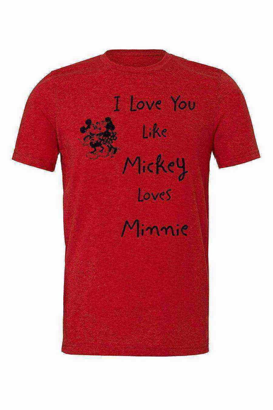 Couples Mickey and Minnie Tee - Dylan's Tees