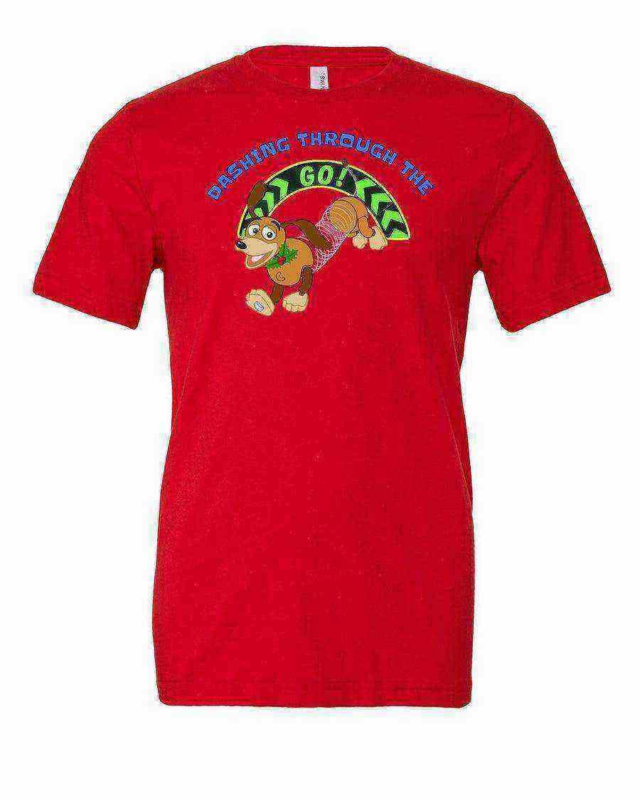 Dashing Through The Go Shirt | Toy Story Christmas Shirt - Dylan's Tees