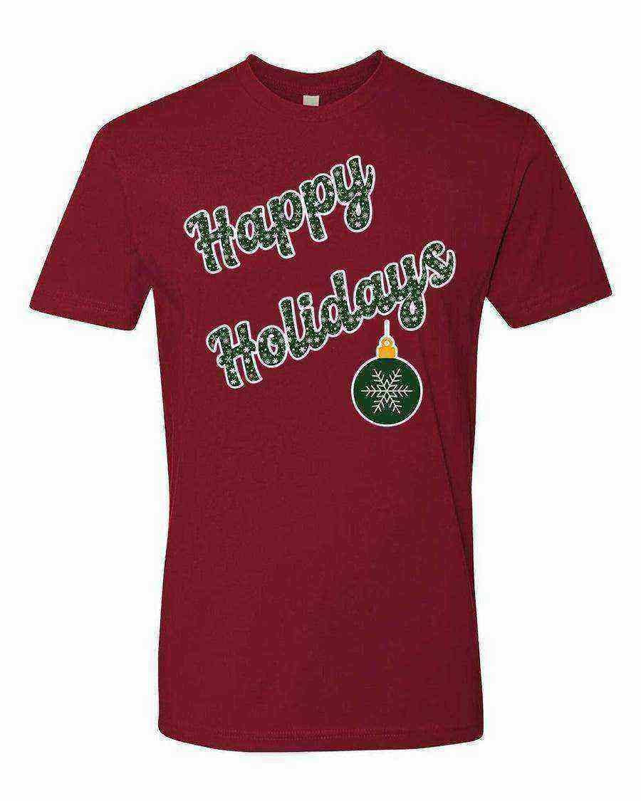 Happy Holidays Tee | Christmas Shirt - Dylan's Tees