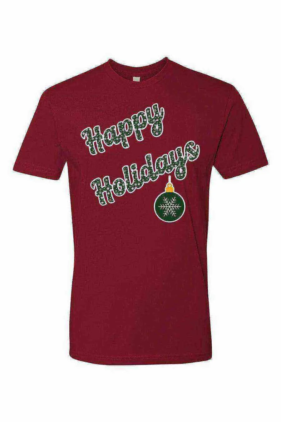 Happy Holidays Tee | Christmas Shirt - Dylan's Tees
