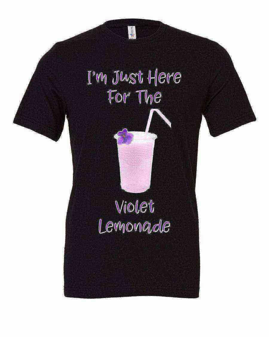Im Just Here For The Violet Lemonade Tee - Dylan's Tees