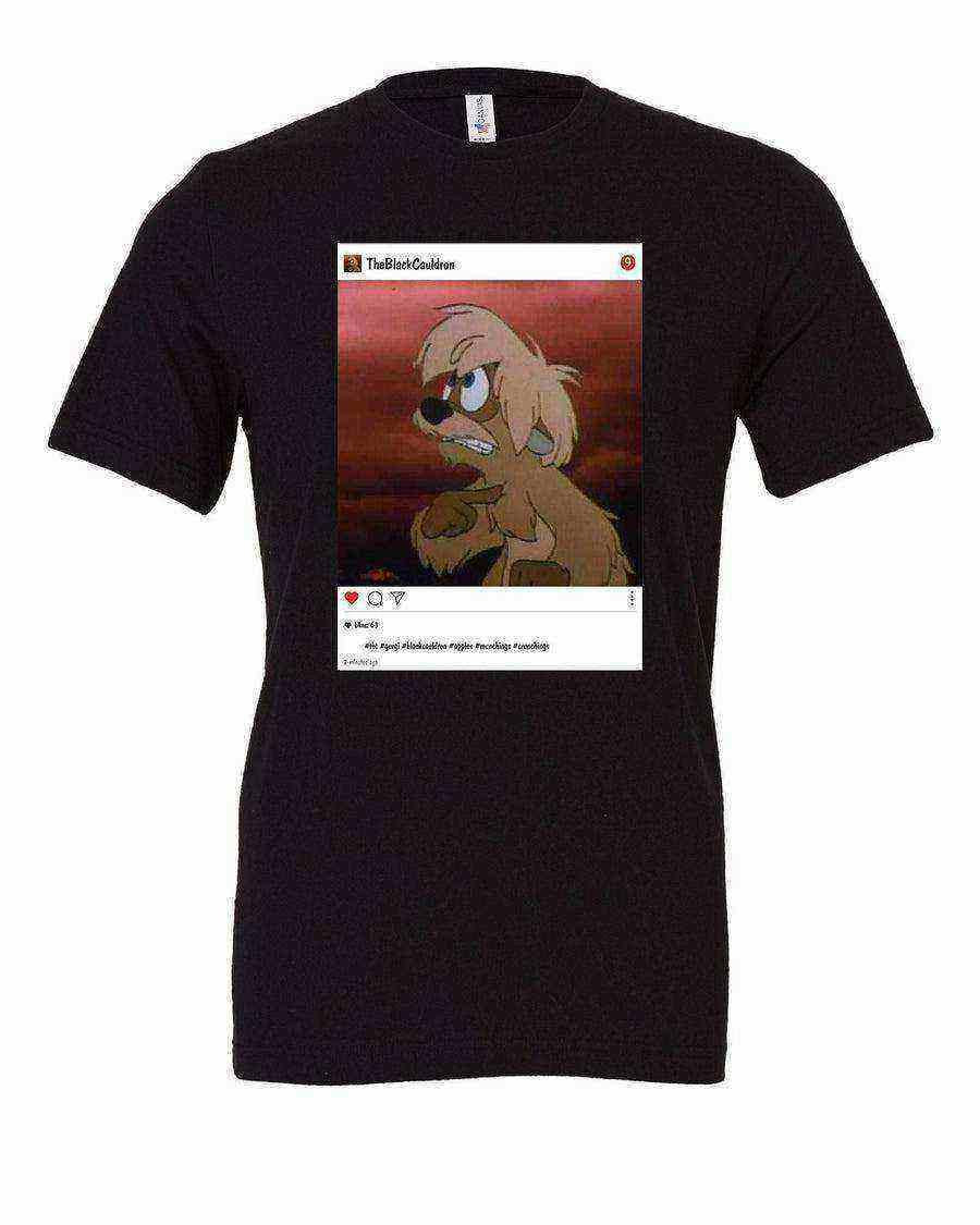 Insta Throw Back Shirt | The Black Cauldron - Dylan's Tees