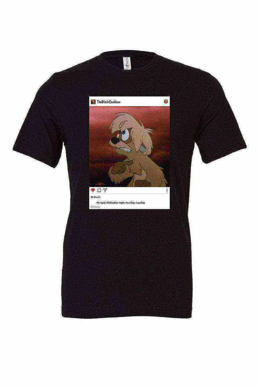 Insta Throw Back Shirt | The Black Cauldron - Dylan's Tees