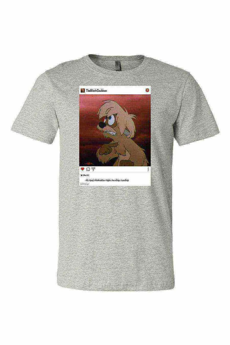 Insta Throw Back Shirt | The Black Cauldron - Dylan's Tees