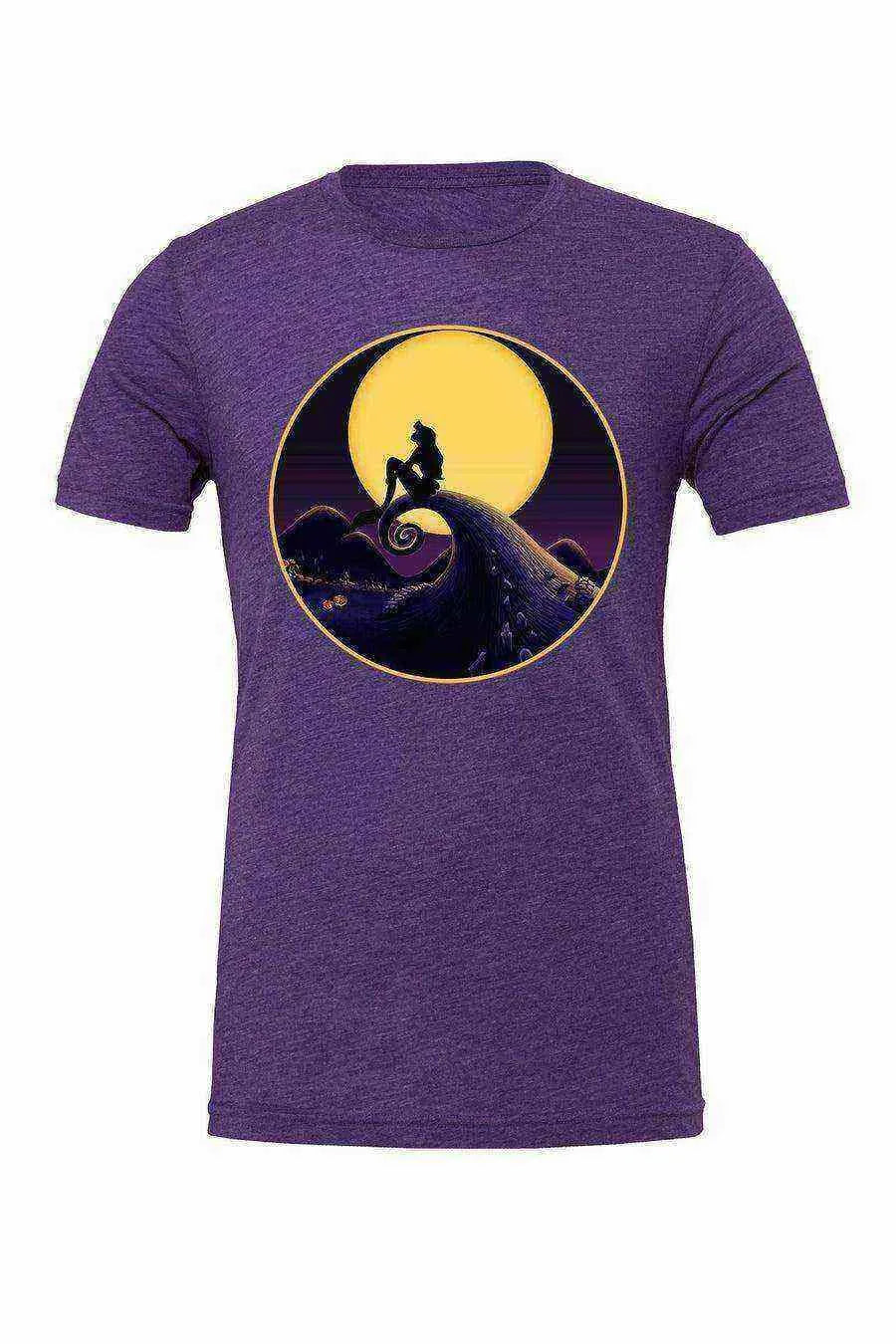Little Mermaid Nightmare Before Christmas Tee | Halloween - Dylan's Tees