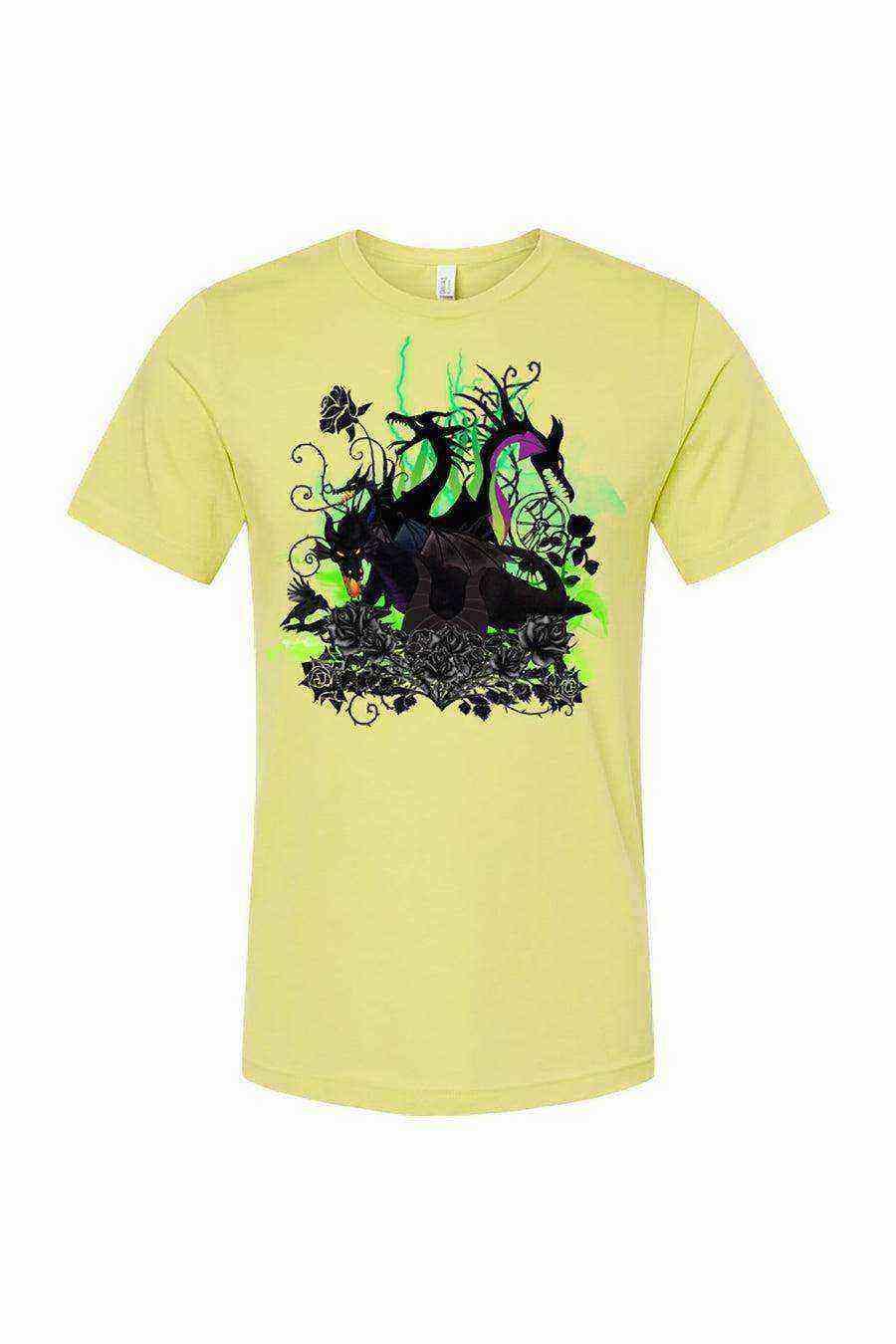 Maleficent Tattoo Shirt | Maleficent Dragon | Villain - Dylan's Tees