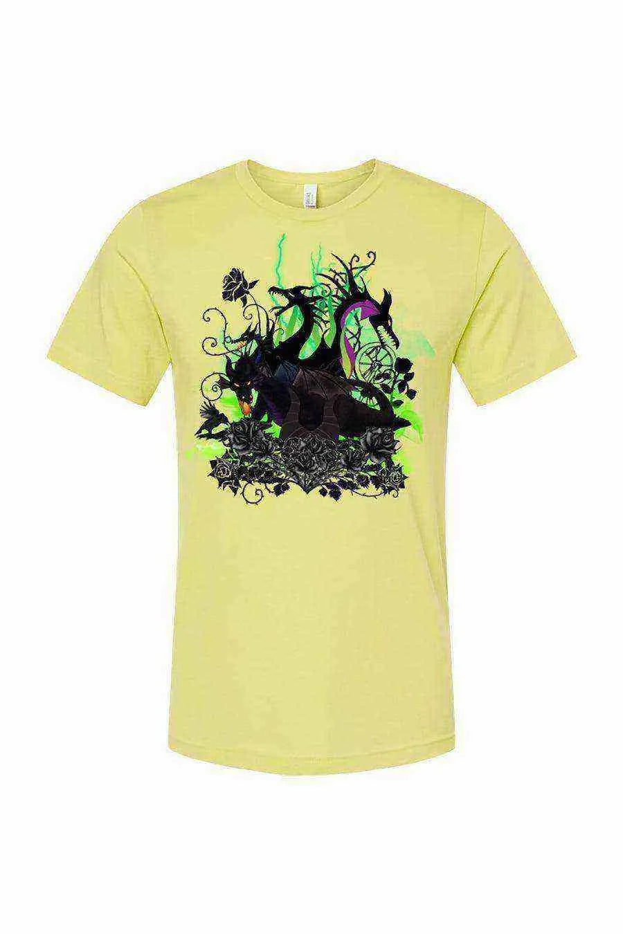 Maleficent Tattoo Shirt | Maleficent Dragon | Villain - Dylan's Tees