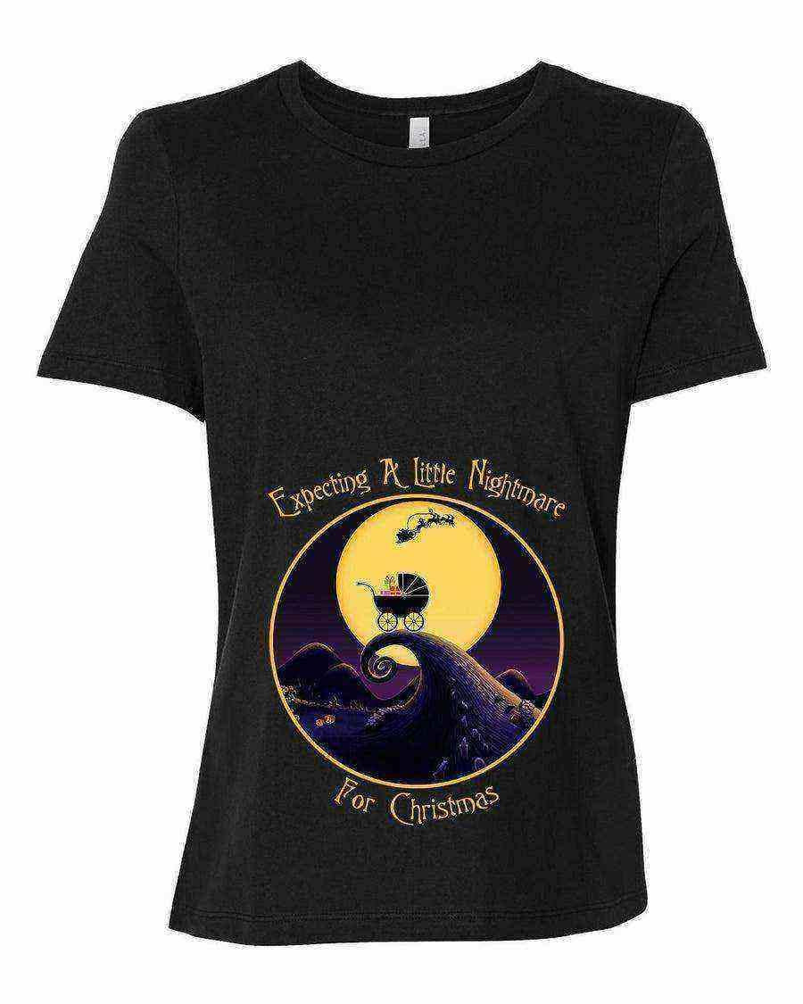 Nightmare Before Christmas Maternity Shirt | Christmas Maternity - Dylan's Tees