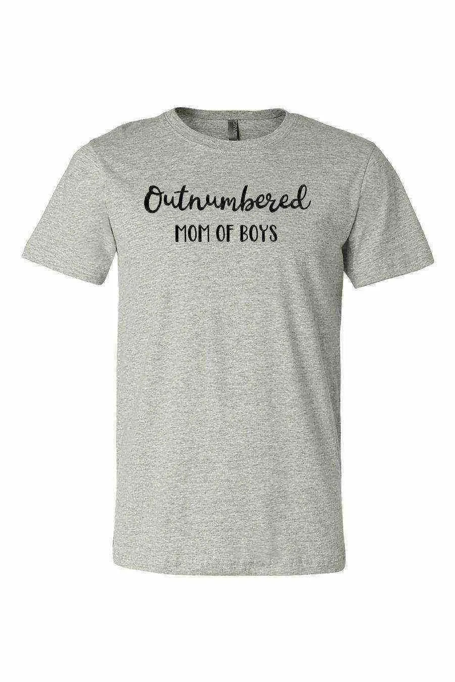 Outnumbered Mom Of Boys Shirt - Dylan's Tees