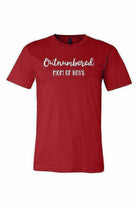 Outnumbered Mom Of Boys Shirt - Dylan's Tees