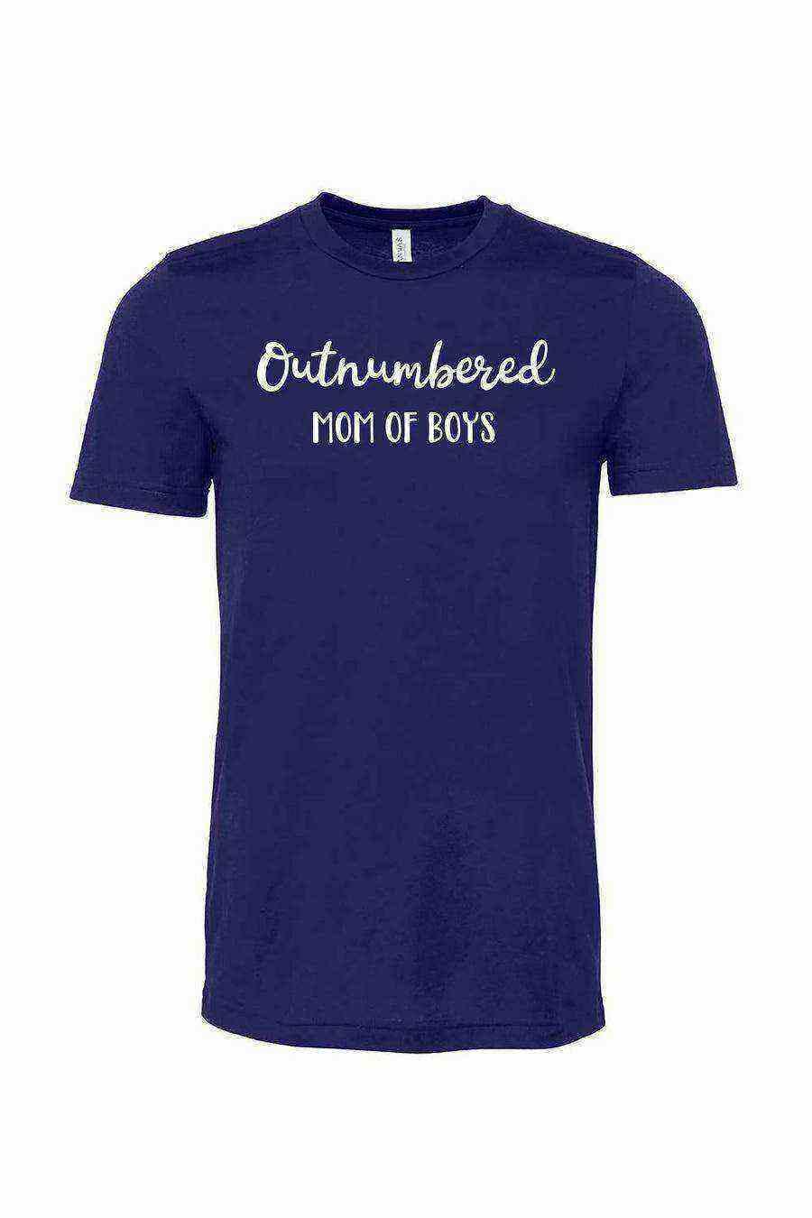 Outnumbered Mom Of Boys Shirt - Dylan's Tees