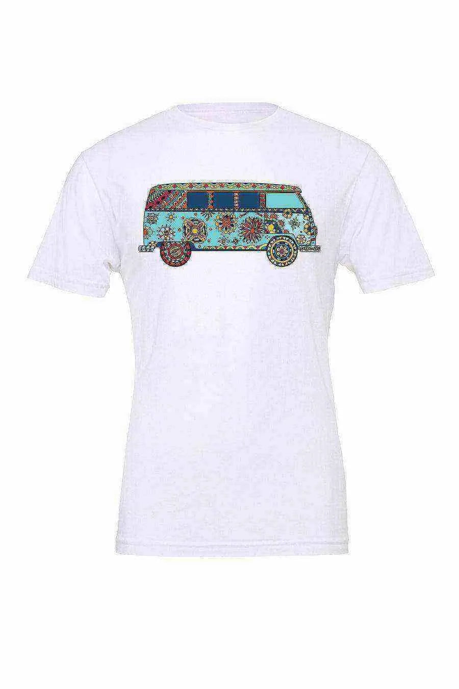Peace & Love Bus Tee | Graphic Tee - Dylan's Tees