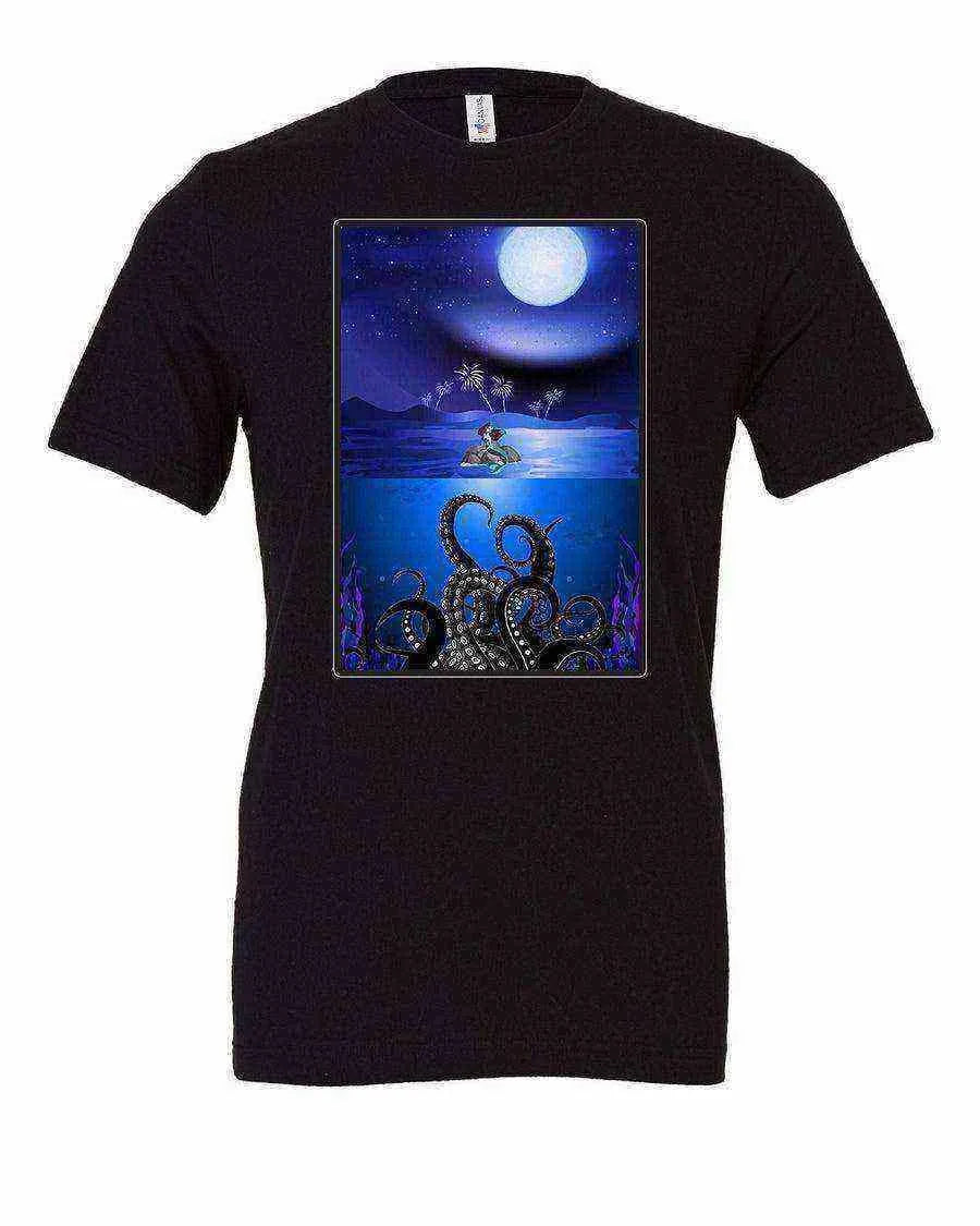 Poor Unfortunate Mermaid Shirt | Haunted Mansion Shirts | Stretching Room Painting - Dylan's Tees