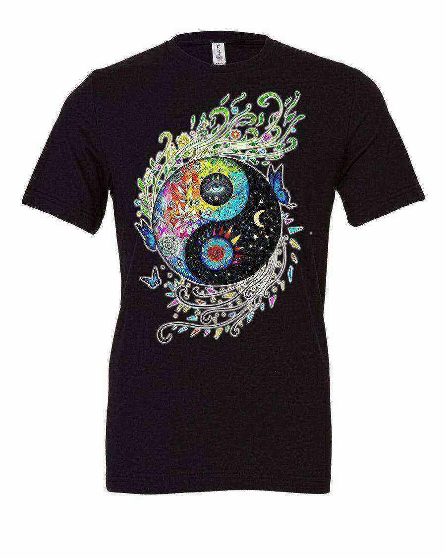 Retro Floral Yin Yang Shirt - Dylan's Tees