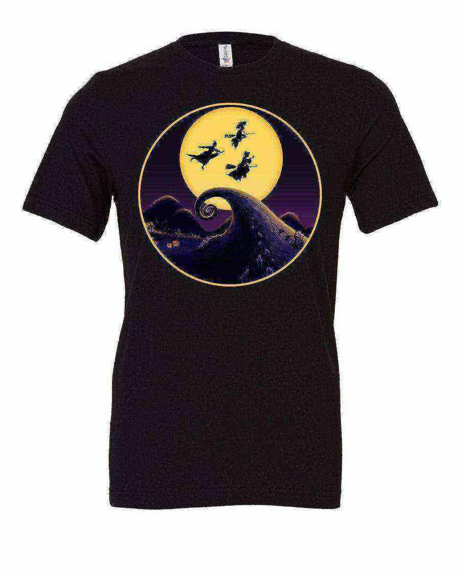 Sanderson Sisters visit Halloween Town Shirt | Hocus Pocus Nightmare Before Christmas Shirt - Dylan's Tees