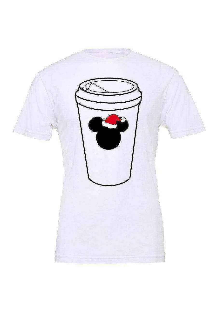 Santa Mickey Coffee Tee - Dylan's Tees