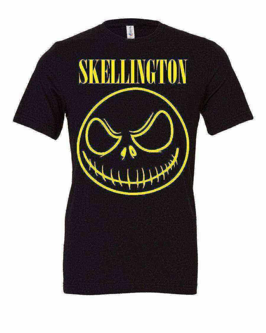Skellington/Nirvana Tee | Nightmare Before Christmas Shirt | Halloween Shirt - Dylan's Tees