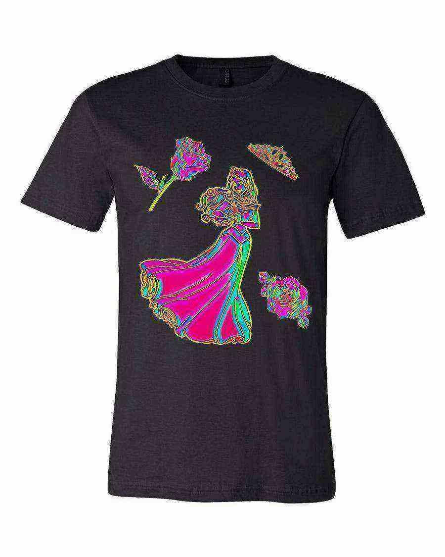 Sleeping Beauty Tie Dye Patch Shirt | Princess Aurora - Dylan's Tees