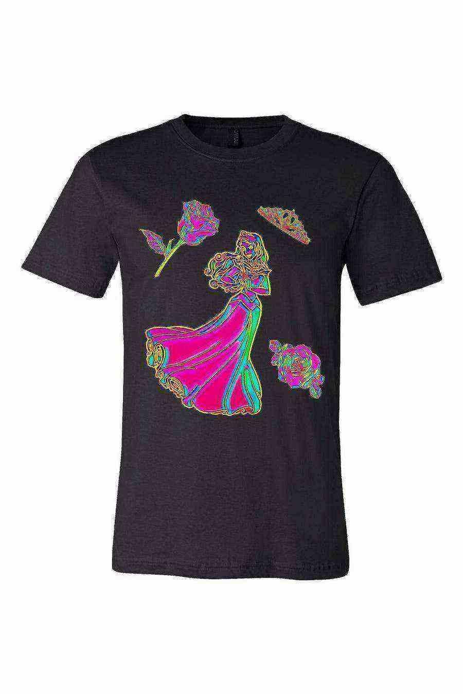 Sleeping Beauty Tie Dye Patch Shirt | Princess Aurora - Dylan's Tees