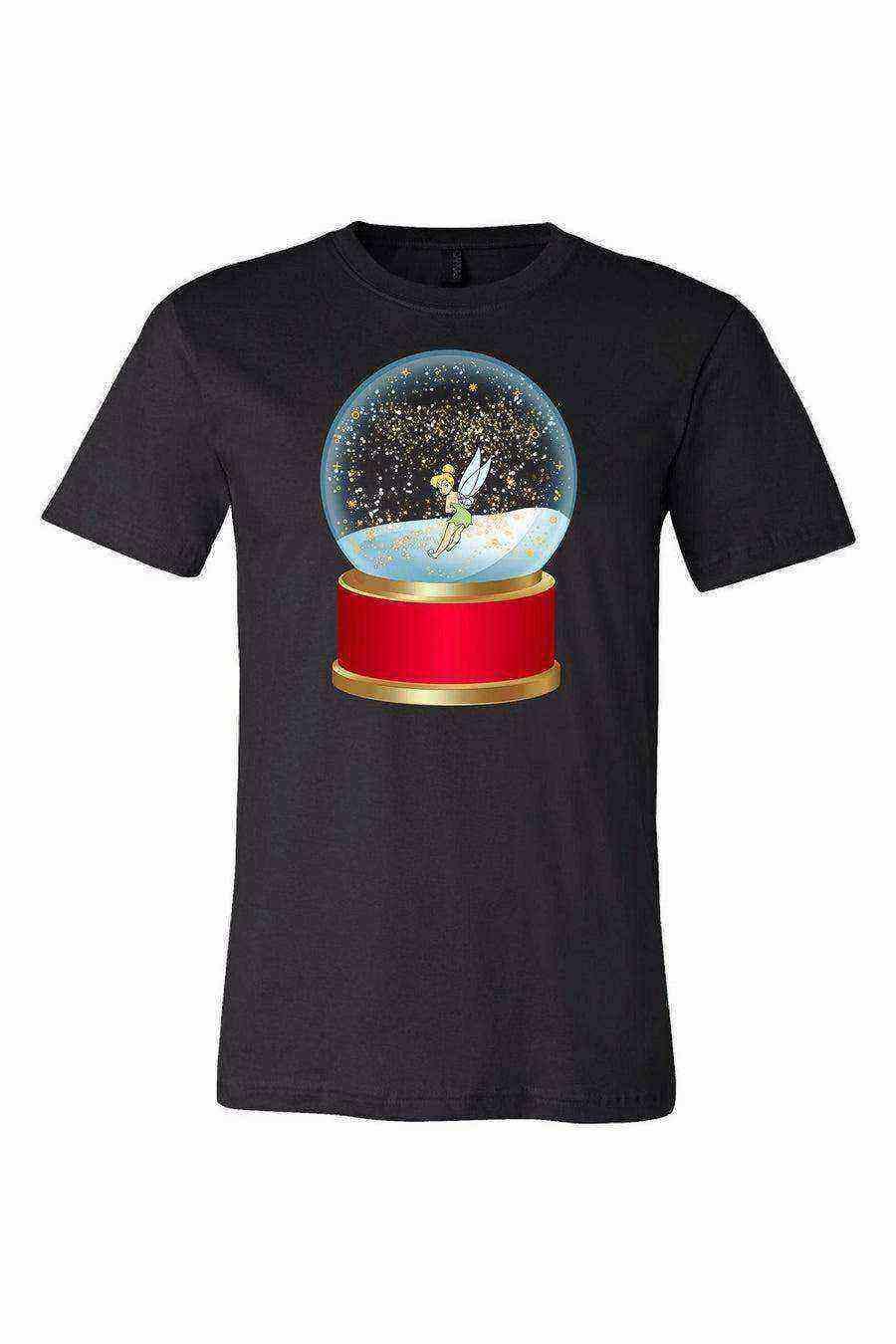 Snow Globe Fairy Tee | Christmas Tinker Bell Shirt | Peter Pan - Dylan's Tees