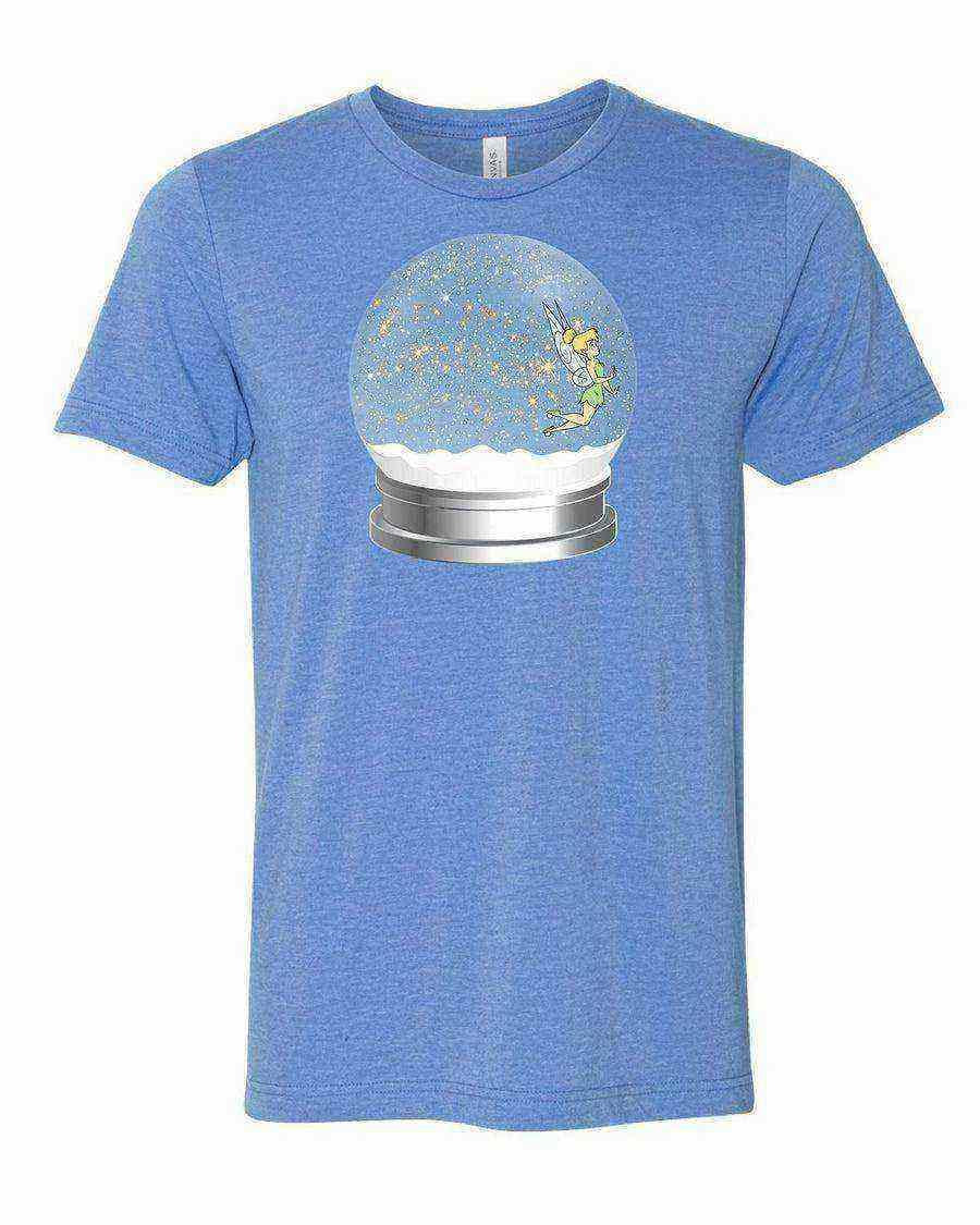 Snow Globe Fairy Tee | Christmas Tinker Bell Shirt | Peter Pan - Dylan's Tees