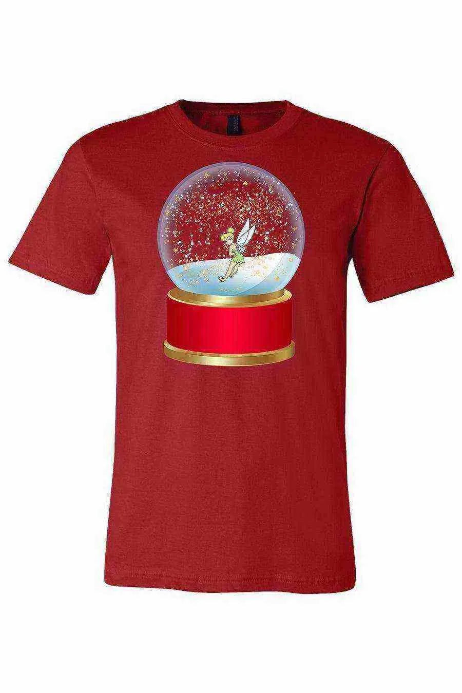 Snow Globe Fairy Tee | Christmas Tinker Bell Shirt | Peter Pan - Dylan's Tees