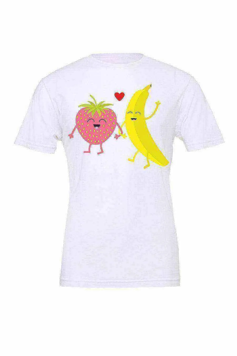 Strawberry Banana Love Shirt | Summer Shirt | Fruit Shirt - Dylan's Tees