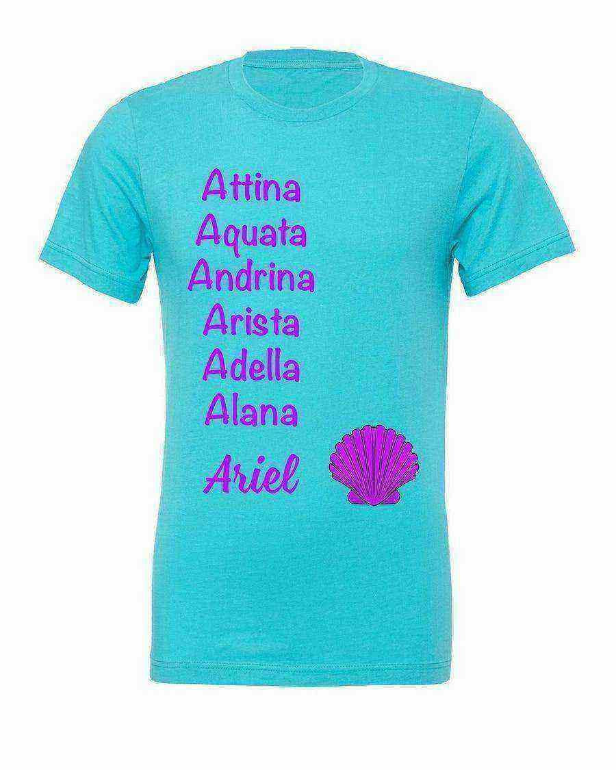 The Little Mermaid Sisters Tee - Dylan's Tees