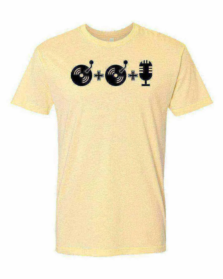 Two Turn Tables And A Microphone Shirt | Song Lyric Shirt | Music Shirt - Dylan's Tees