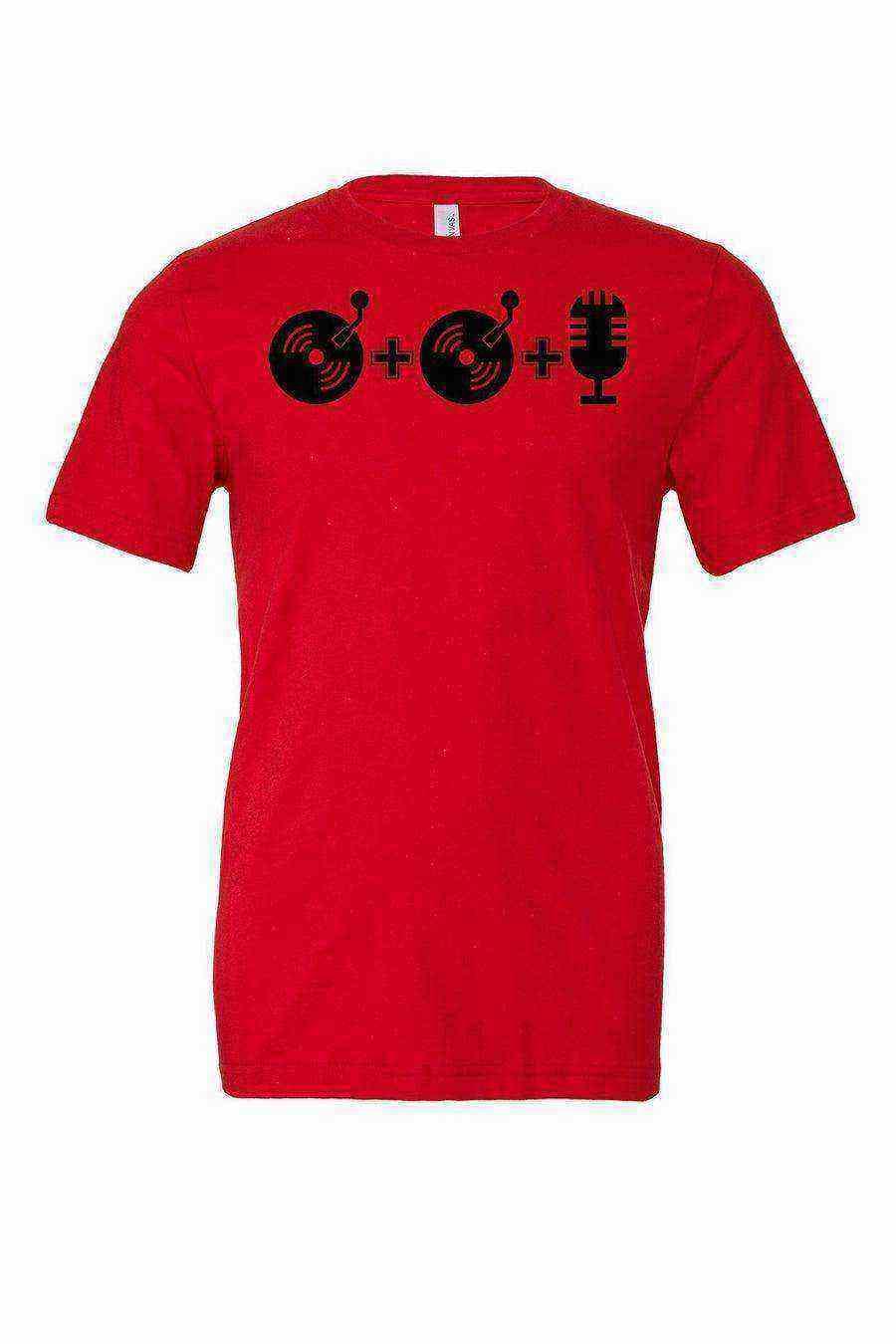 Two Turn Tables And A Microphone Shirt | Song Lyric Shirt | Music Shirt - Dylan's Tees