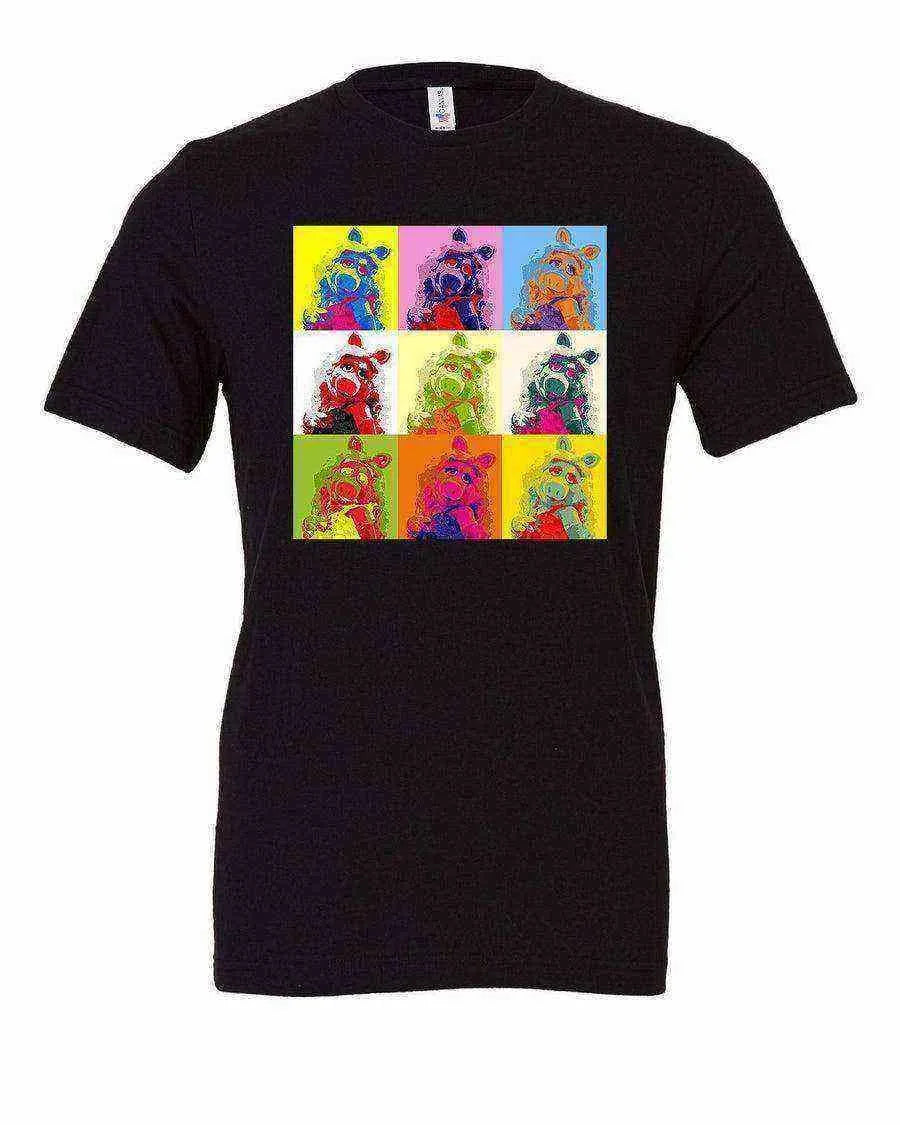Warhol Miss Piggy Shirt | Miss Piggy Shirt - Dylan's Tees