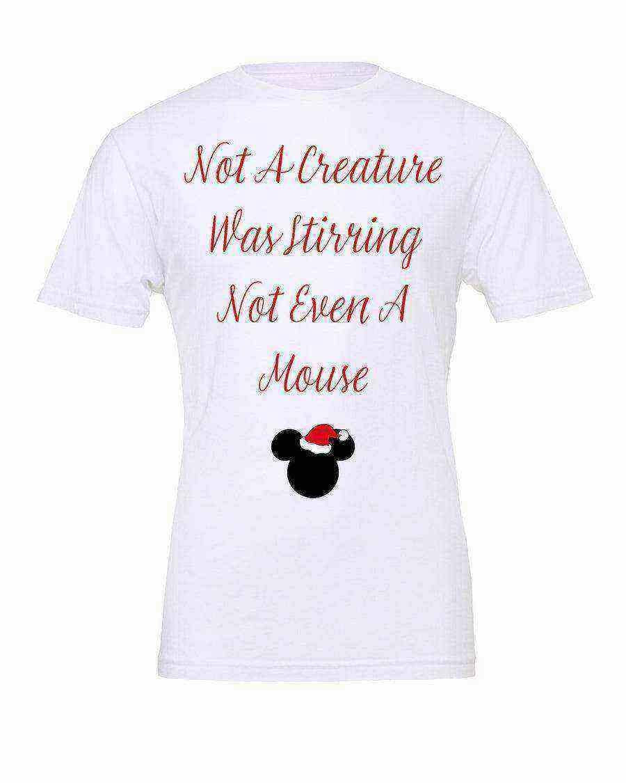 Womens | Not A Creature Was Stirring Christmas Tee - Dylan's Tees
