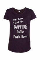 You Can Find Me Napping On The People Mover Maternity Tee - Dylan's Tees