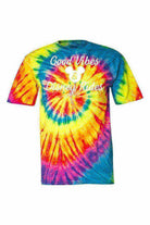 Youth | Good Vibes and Disney Rides Rainbow Tie-Dye Tee - Dylan's Tees