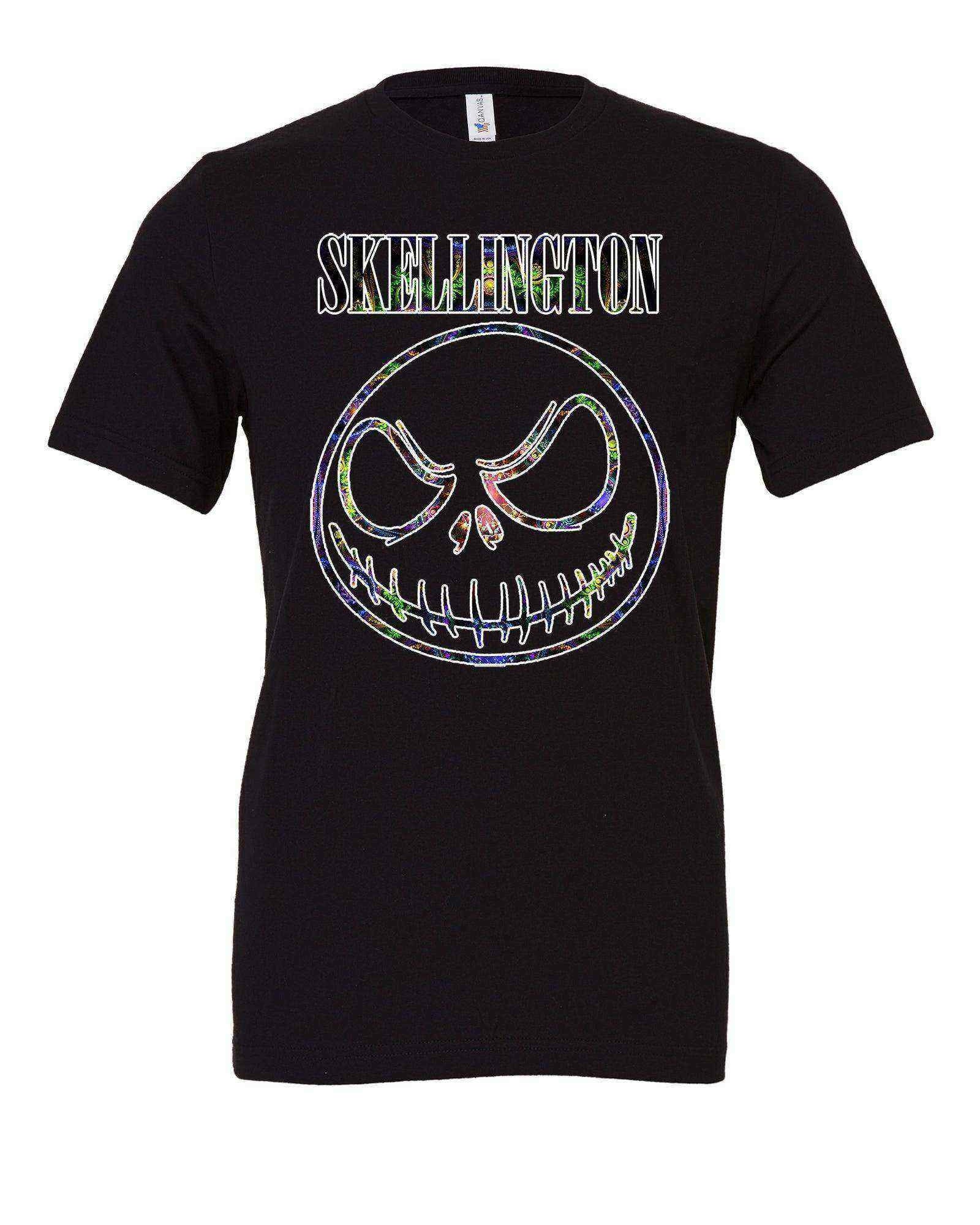 Skellington/Nirvana Graffiti Tee | Nightmare Before Christmas Shirt | Halloween Shirt - Dylan's Tees