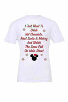 Youth | I Just Want to Disney World Christmas Tee - Dylan's Tees
