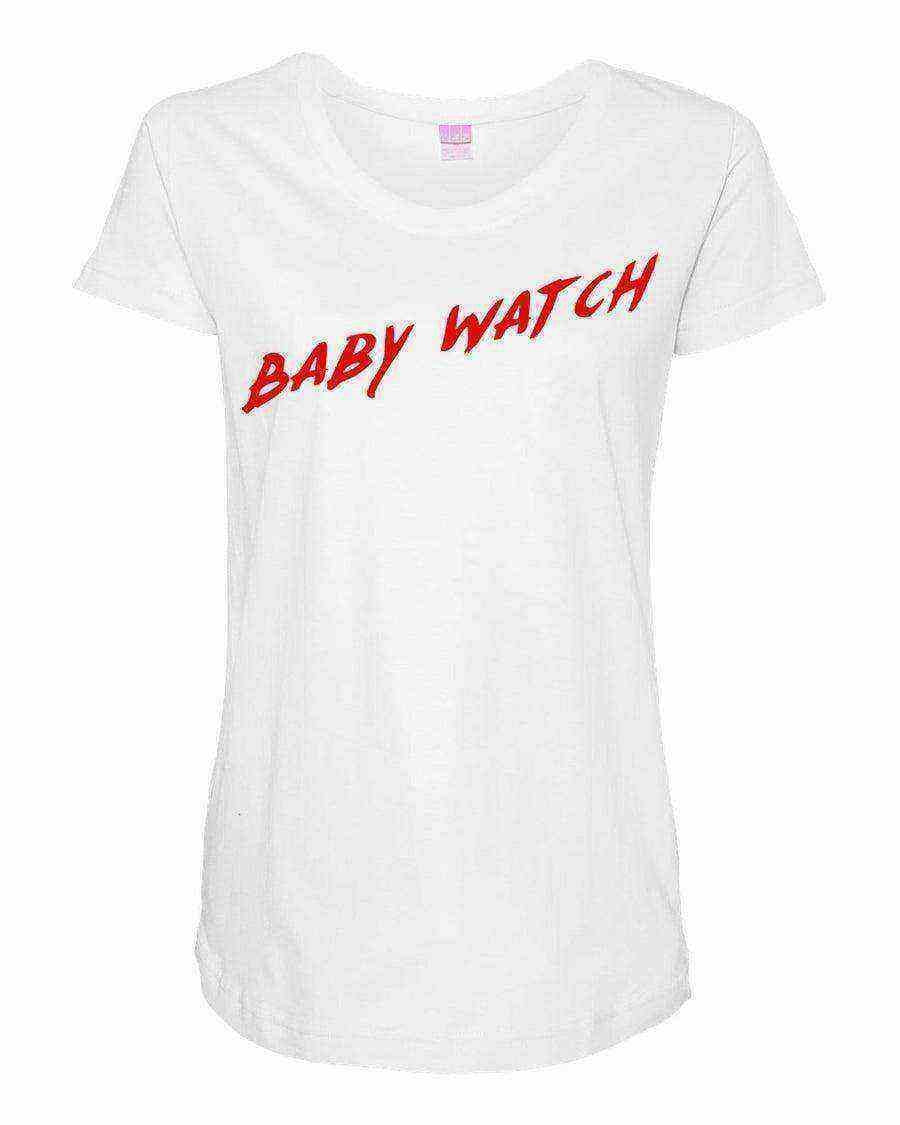 Baby Watch Maternity Shirt | Maternity Top | Baywatch - Dylan's Tees