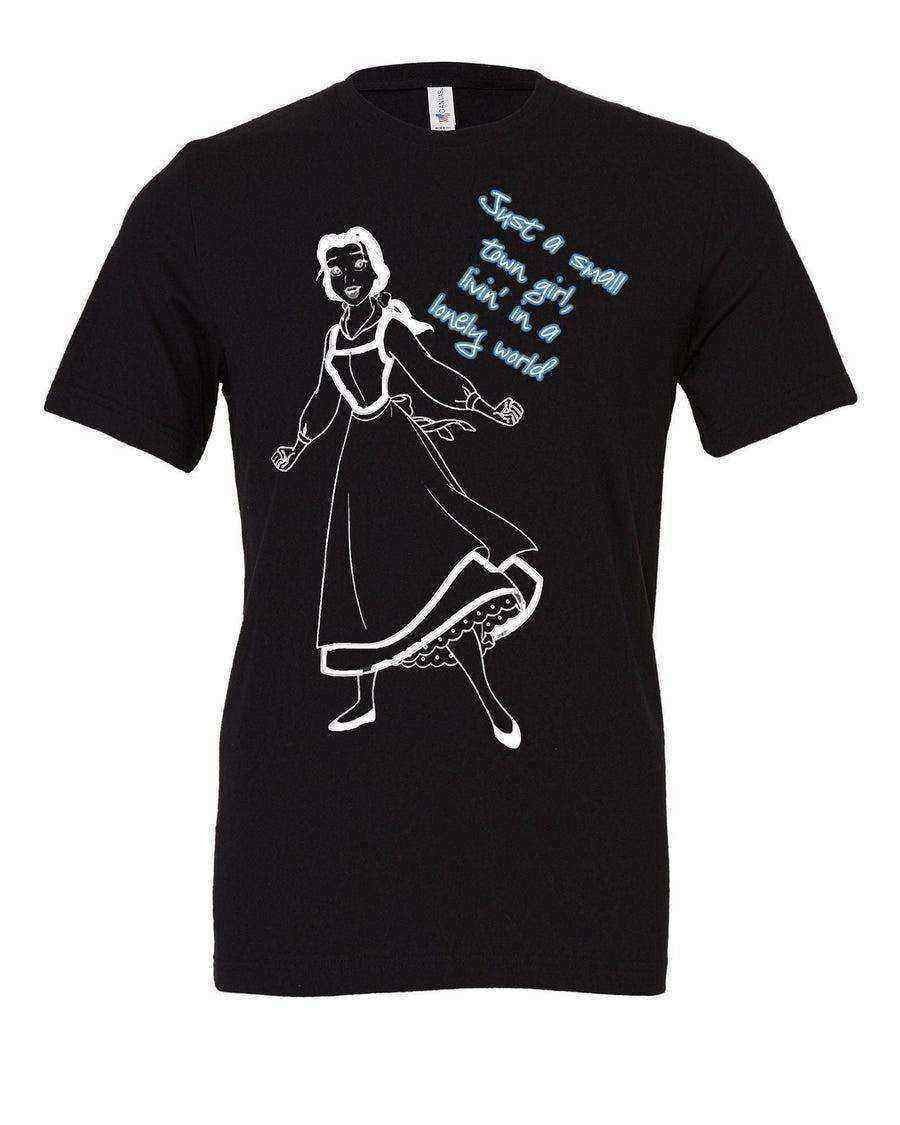 Beauty and The Beast Journey Shirt | Just A Small Town Girl - Dylan's Tees