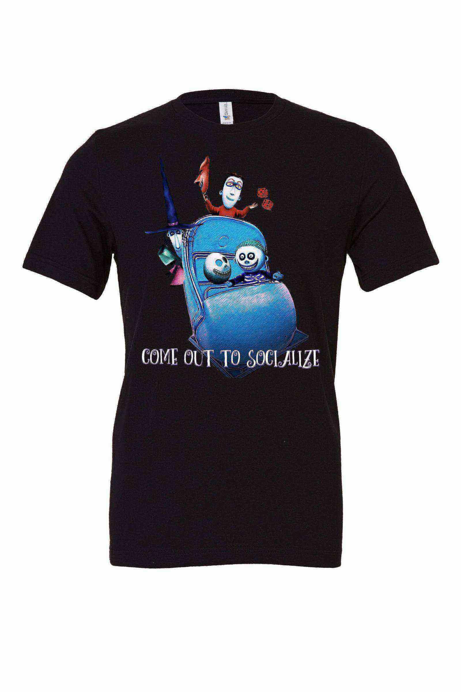 Come Out To Socialize Shirt | The Haunted Mansion | Nightmare Before Christmas - Dylan's Tees