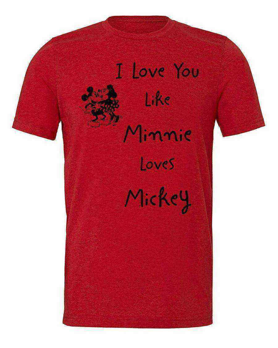 Couples Minnie and Mickey Tee - Dylan's Tees