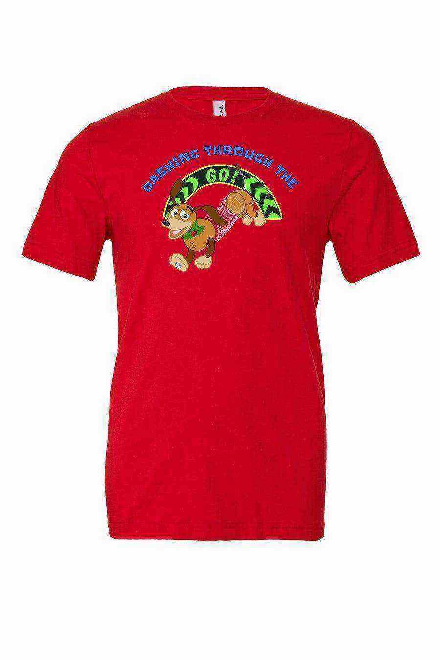 Dashing Through The Go Shirt | Toy Story Christmas Shirt - Dylan's Tees