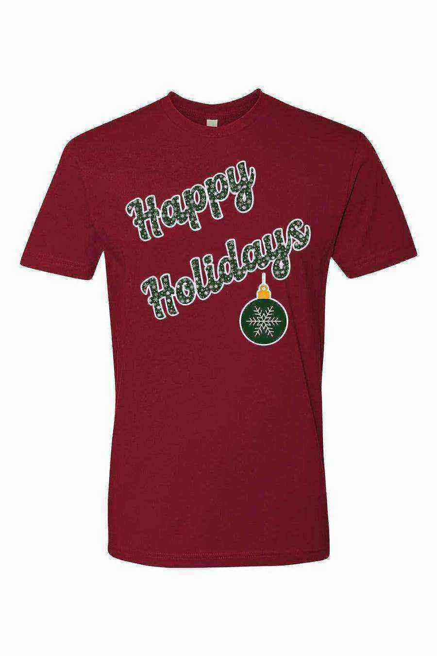 Happy Holidays Tee | Christmas Shirt - Dylan's Tees