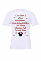 I Just Want to Disney World Christmas Tee - Dylan's Tees